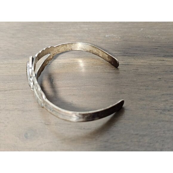 9.68g Maisel's Turquoise Native Cuff Bracelet Sterling Silver Vintage - Picture 2 of 6